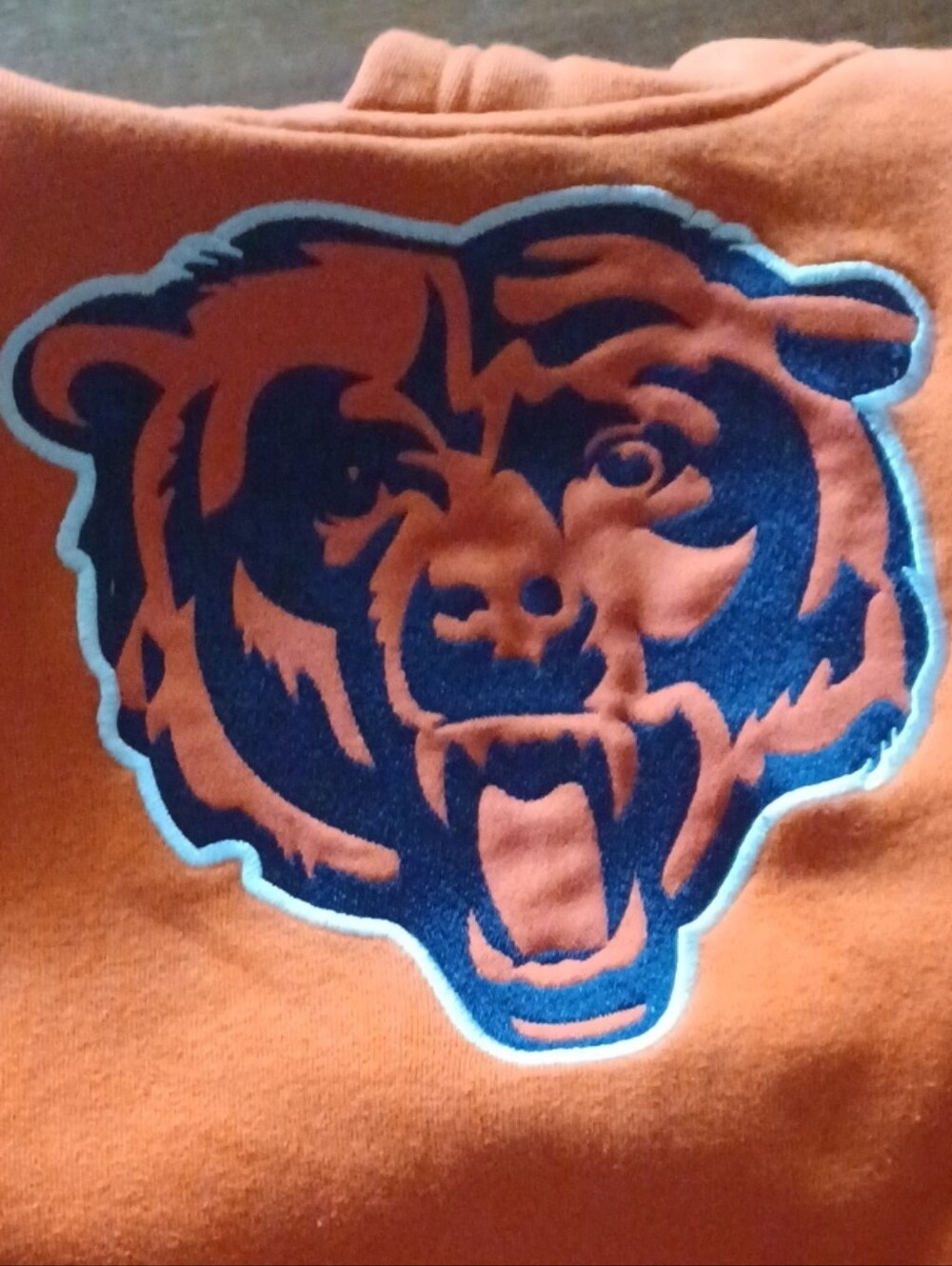 NFL Youth Team Apparel Hoodie in Orange and Navy